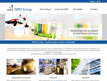 Tablet Screenshot of ispo-group.com